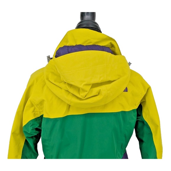 THE NORTH FACE Cryptic Hyvent Hooded Womens Jacket SMALL Colorblock - Picture 16 of 16
